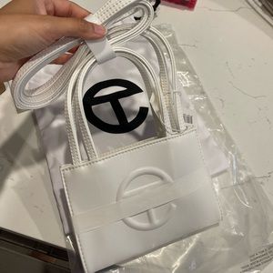 Telfar Bag Small White